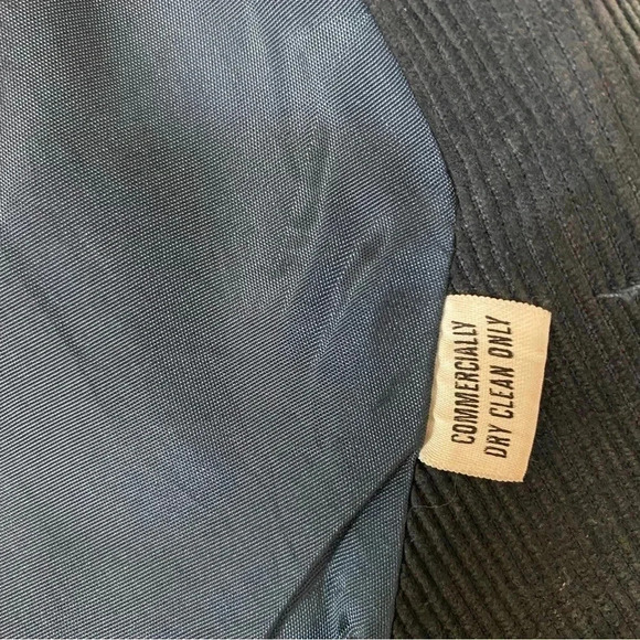 VGT Scotts Grey Ltd. Men's Corduroy Suit Vest Button Down Front Pockets Blue 42 - Picture 12 of 13